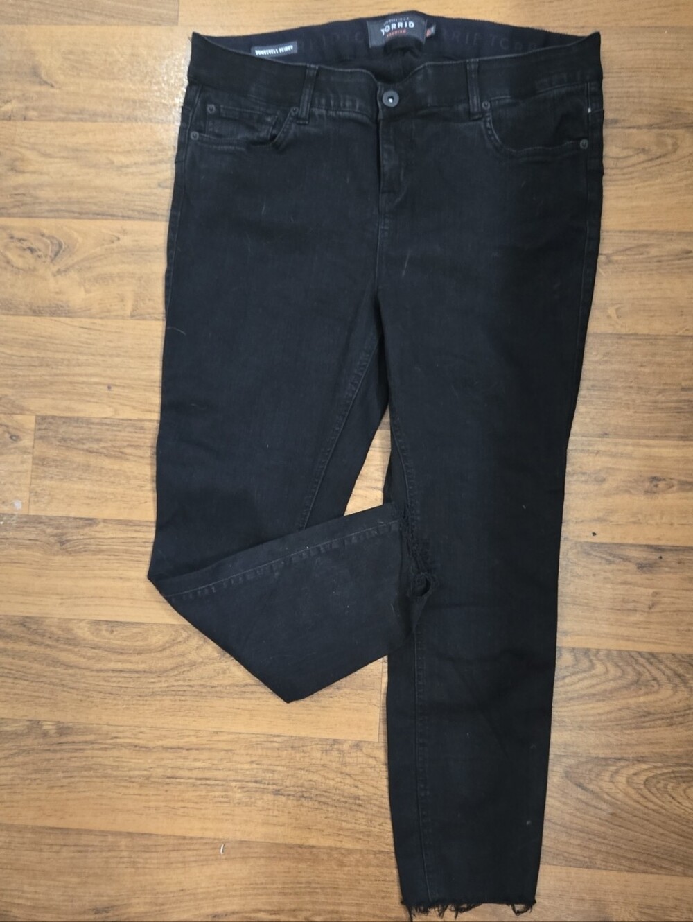 torrid Black High-Rise Skinny Jeans
